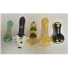 Image 1 : LOT OF FIVE MISC GLASS PIPES