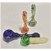 Image 1 : LOT OF FOUR MISC GLASS PIPES