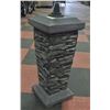 Image 1 : CERAMIC MOSQUITO OIL REPELLANT PILLAR H-29"