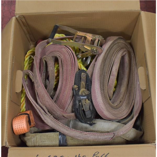 ASSORTED TOW STRAPS