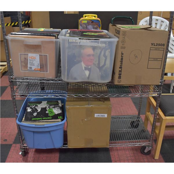 300PCS RECORD ALBUMS, ASSORTED