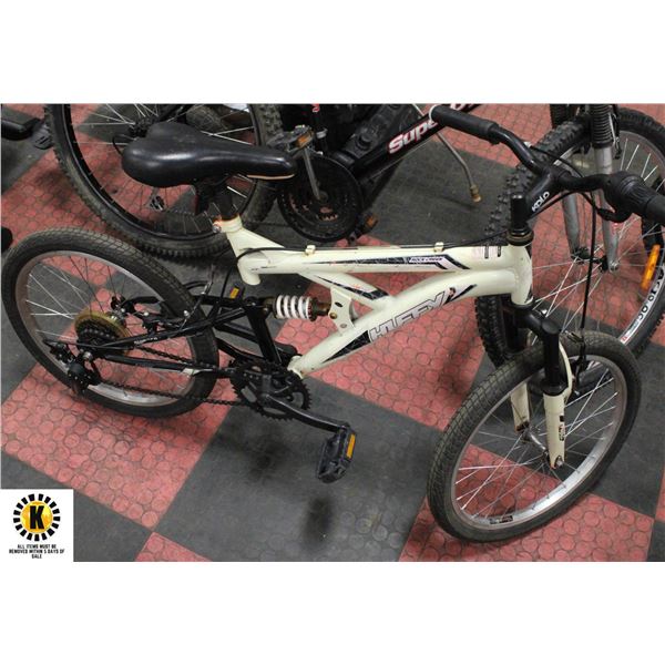 HUFFY 20" 6 SPEED DUAL SUSPENSION BIKE
