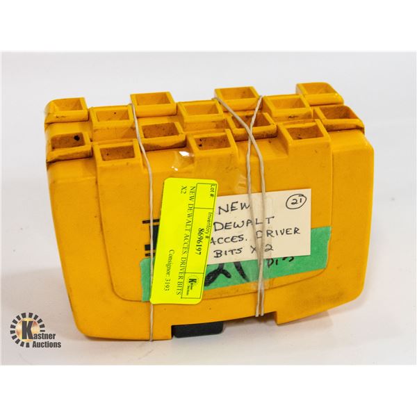 DEWALT ACCES. DRIVER BITS X 2