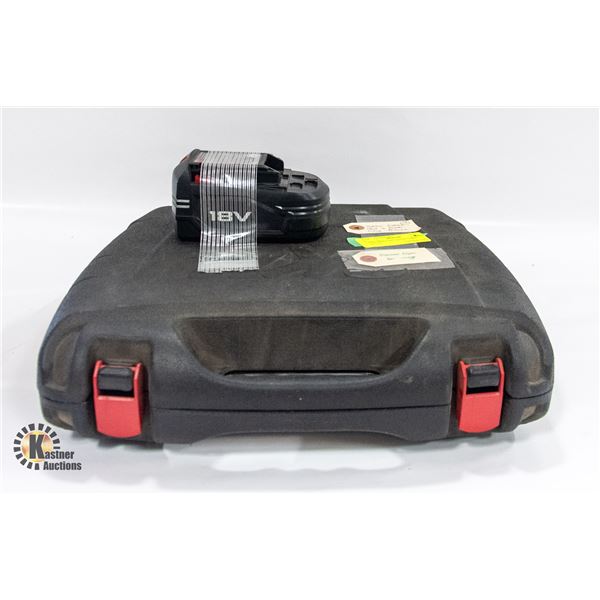 SKIL DRILL 18V 2 BATTERY, CHARGER, ACCESSORIES