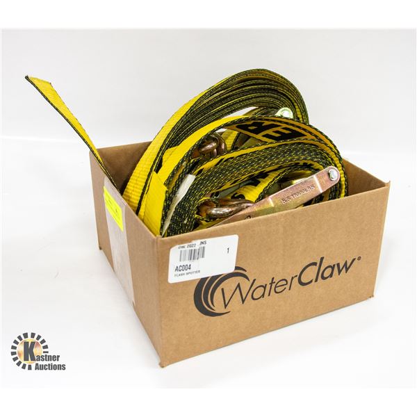 TWO ERIKSON 3300LB RATCHET TIE DOWNS