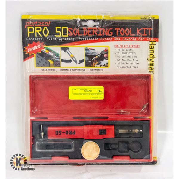 PORTASOL PLASTIC WELDING KIT