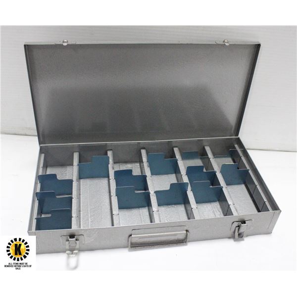 EMPTY METAL COIN COLLECTOR CASE