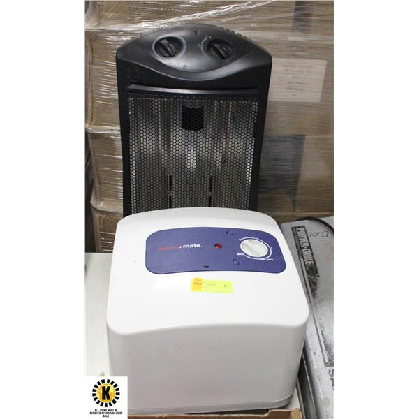 WATER HEATER + ELECTRIC HEATER