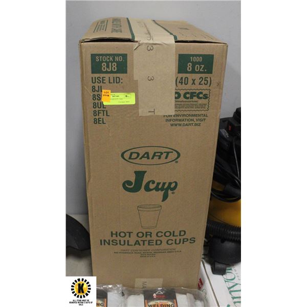 DART JCUP 8 OZ QTY: 1000