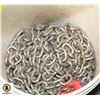 Image 1 : 45' OF 1/4" CHAIN + HOOKS
