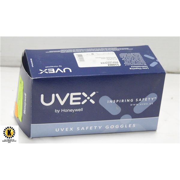 UVEX SAFETY GOGGLES UVX3400X