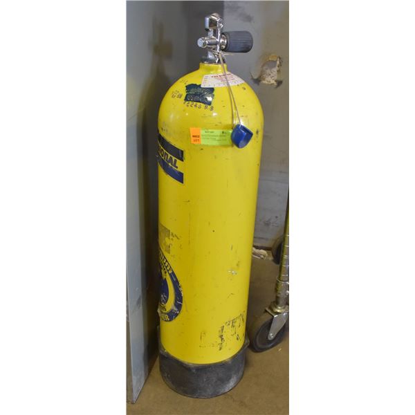 ALUMINUM O2 CYLINDER DIVING TRAINING SCUBA TANK