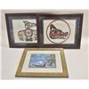 Image 1 : INDIGENOUS FRAMED ART 12.5X16 INCH  & WHALE PRINT