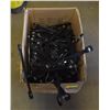 Image 1 : NEW 50+ PLASTIC HANGERS WITH CLIPS & METAL HOOKS