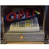 Image 1 : CASH REGISTER NO KEY & OPEN SIGN