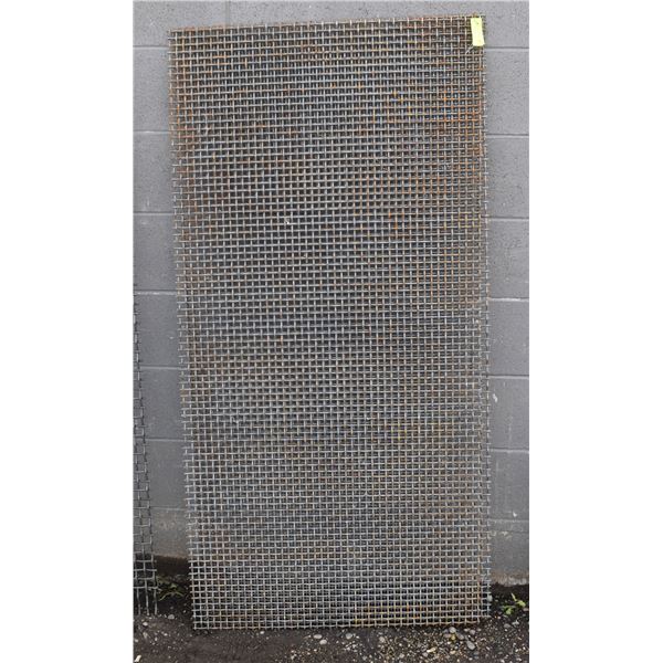 LOT OF TWO 60" X 30" HIGH CARBON STEEL SCREENS