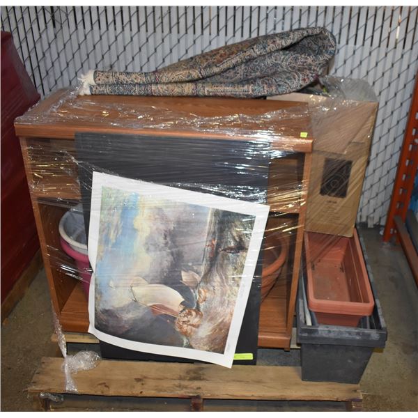 PALLET OF UNCLAIMED MISC ITEMS