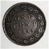 Image 1 : Canadian Large Cent 1894 VF++