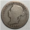 Image 2 : 1889 Queen Victoria 25 Cents Key Date