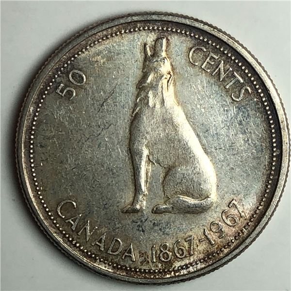 1967 Queen Elizabeth 50 Cents