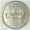 Image 1 : 1965 Queen Elizabeth II Canadian Silver Dollar UNC