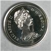 Image 2 : 1972 Queen Elizabeth II Canadian Silver Dollar UNC Light Golden Tones