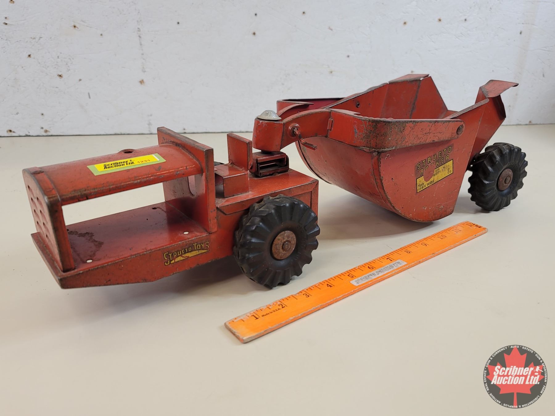 Structo Rocker Toy TOY: Structo Rocker Metal Dump Truck (6