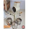 Image 3 : Vintage Kitchen Grouping : Kitchen Crank Grinder/Shredder with Inserts; Citrus Press; Egg Cooker ; D