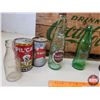 Image 3 : "Drink Coca-Cola" 1975 Wood Crate Lot w/Variety Cans (3) & Bottles (26) (Crate Measures: 10-1/2"H x 