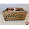Image 8 : "Drink Coca-Cola" 1975 Wood Crate Lot w/Variety Cans (3) & Bottles (26) (Crate Measures: 10-1/2"H x 