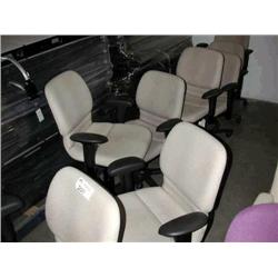 8 Steelcase Sensor Task Chairs (Tan)