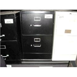 Black 2 Drawer Verticle File - Legal