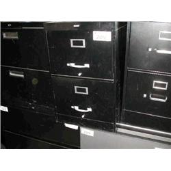 Black 2 Drawer Verticle File - Legal