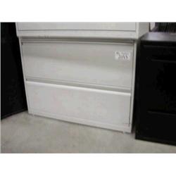 36" Grey 2 Drawer Lateral File
