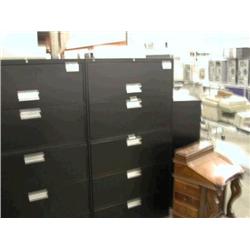 Hon Black  5 Drawer Lateral File