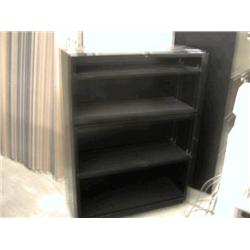 Black Metal Book Case