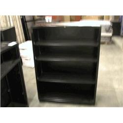 Black Metal Book Case