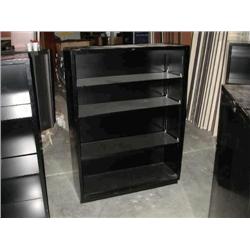 Black Metal Book Case