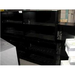 Black Metal Book Case