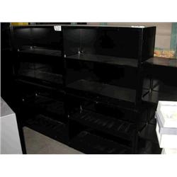 Black Metal Book Case