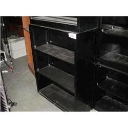 Black Metal Book Case