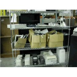 Contents of Cart, speakers, 4UPS's, 2 PCs