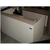 Image 1 : Beige Reception Desk w/ Credenza