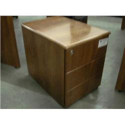 Cherry Box/File Mobile Pedestal w/ lock