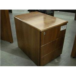Cherry Box/File Mobile Pedestal w/ lock