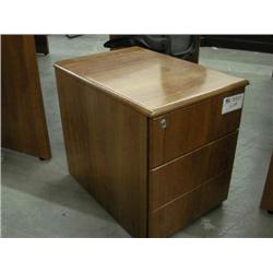 Cherry Box/File Mobile Pedestal w/ lock
