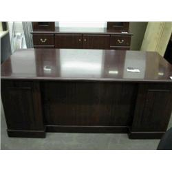 72"x36" Executive Double Ped Desk