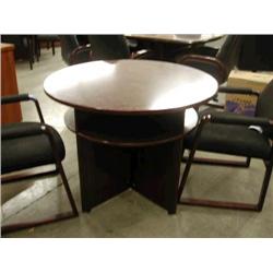 Mahogany 42" Round Table