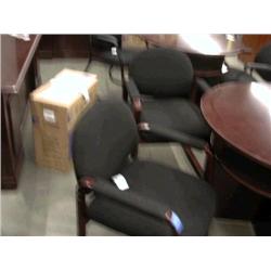 Pair of Black Guest Chairs