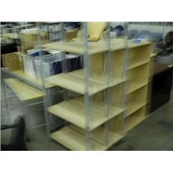 Maple Bookcase w/ Metal Frame